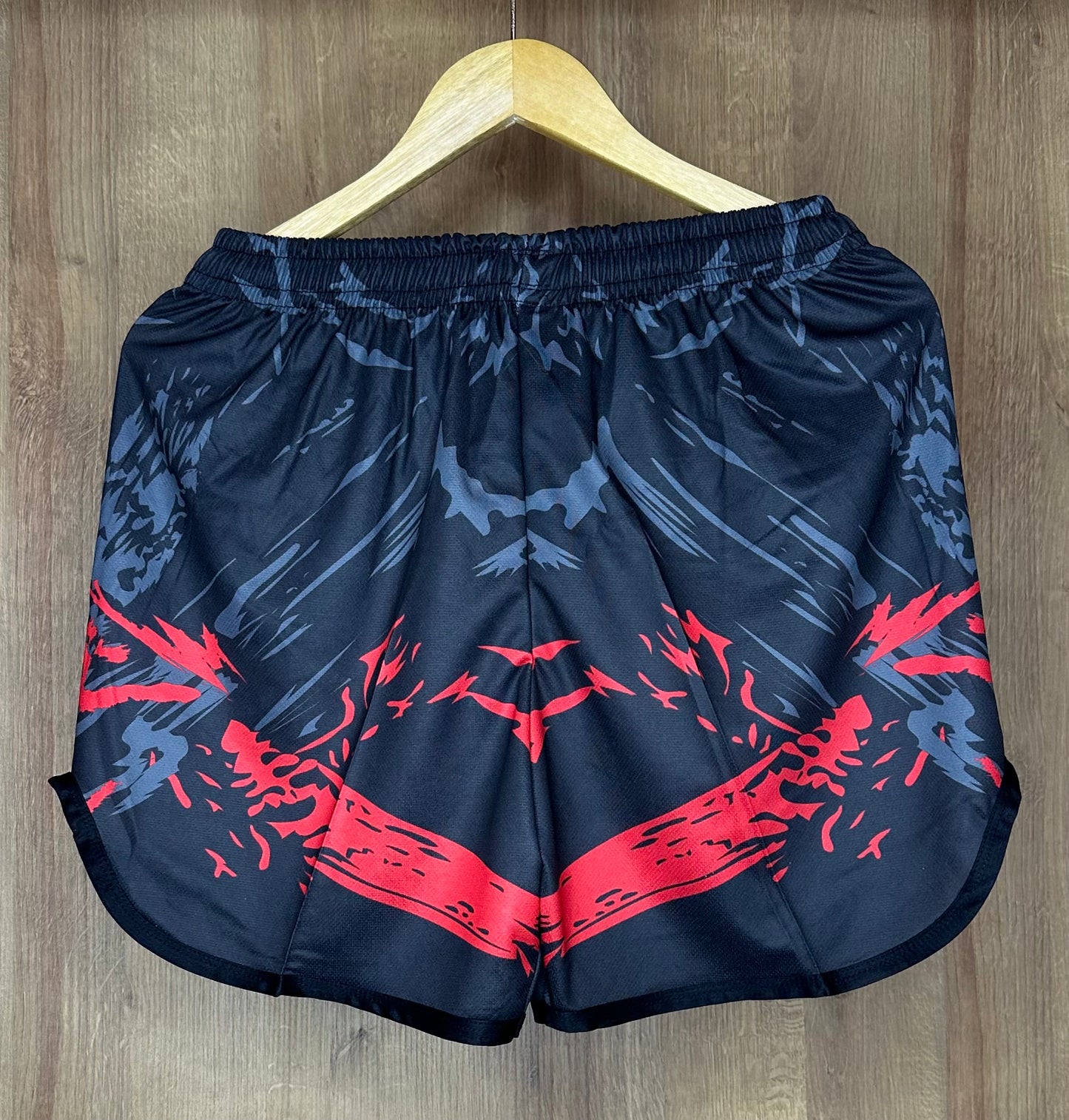 UFC Performance Training Set – Black & Red Fightwear Shirt + Shorts