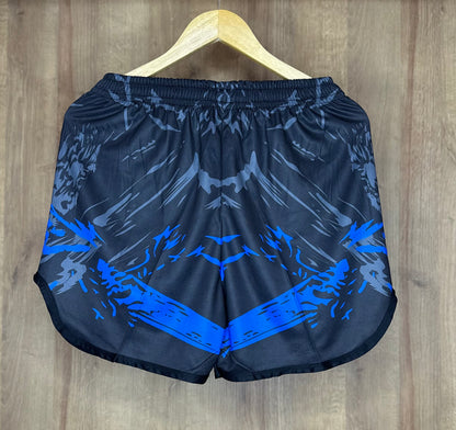 UFC Performance Training Set – Black & Bleu Fightwear Shirt + Shorts